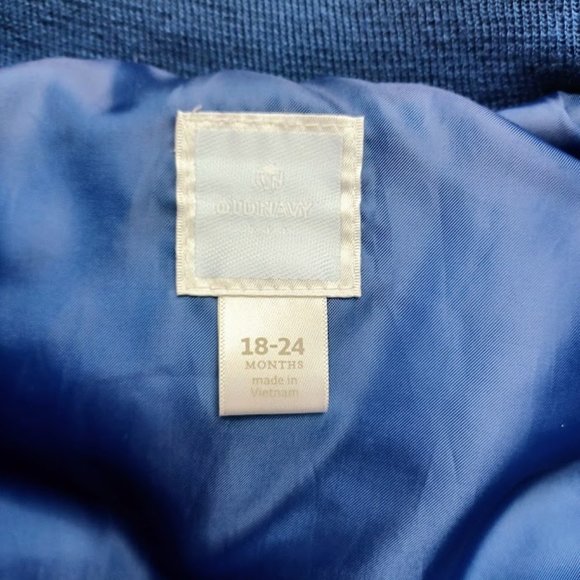Old Navy - Baby - Puffer Vest- Royal Blue - Size 18-24 Months - EUC - Picture 5 of 7